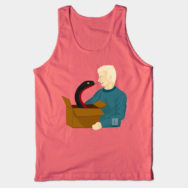 Crowley in a box Tank Top by AC Salva